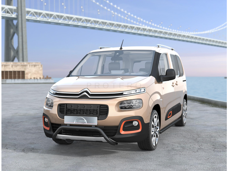 Frontbøyle Lav Citroen Berlingo 2018+ (Sort)
