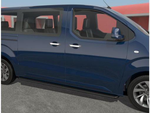 Kanalrør Oval Citroen Jumpy 2016+ (Sort)