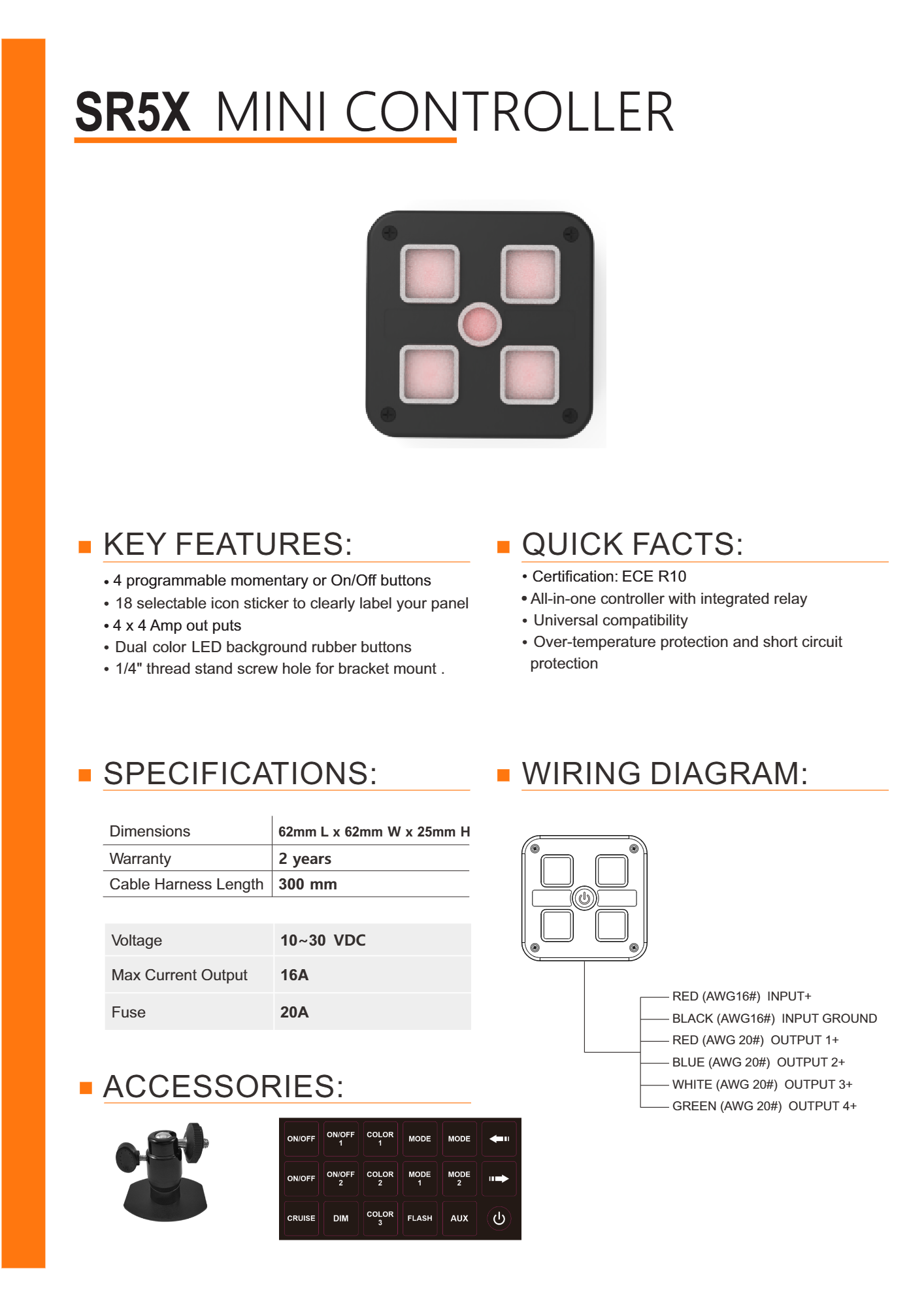 VP SR5X Kontrollpanel - Bilde 7