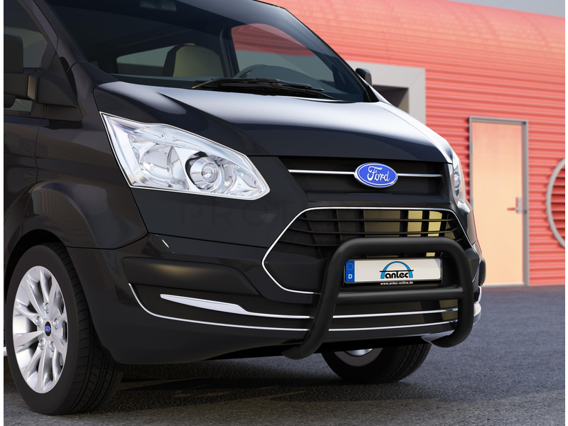Frontbøyle Ford Transit Custom 2013-2023 (Sort)