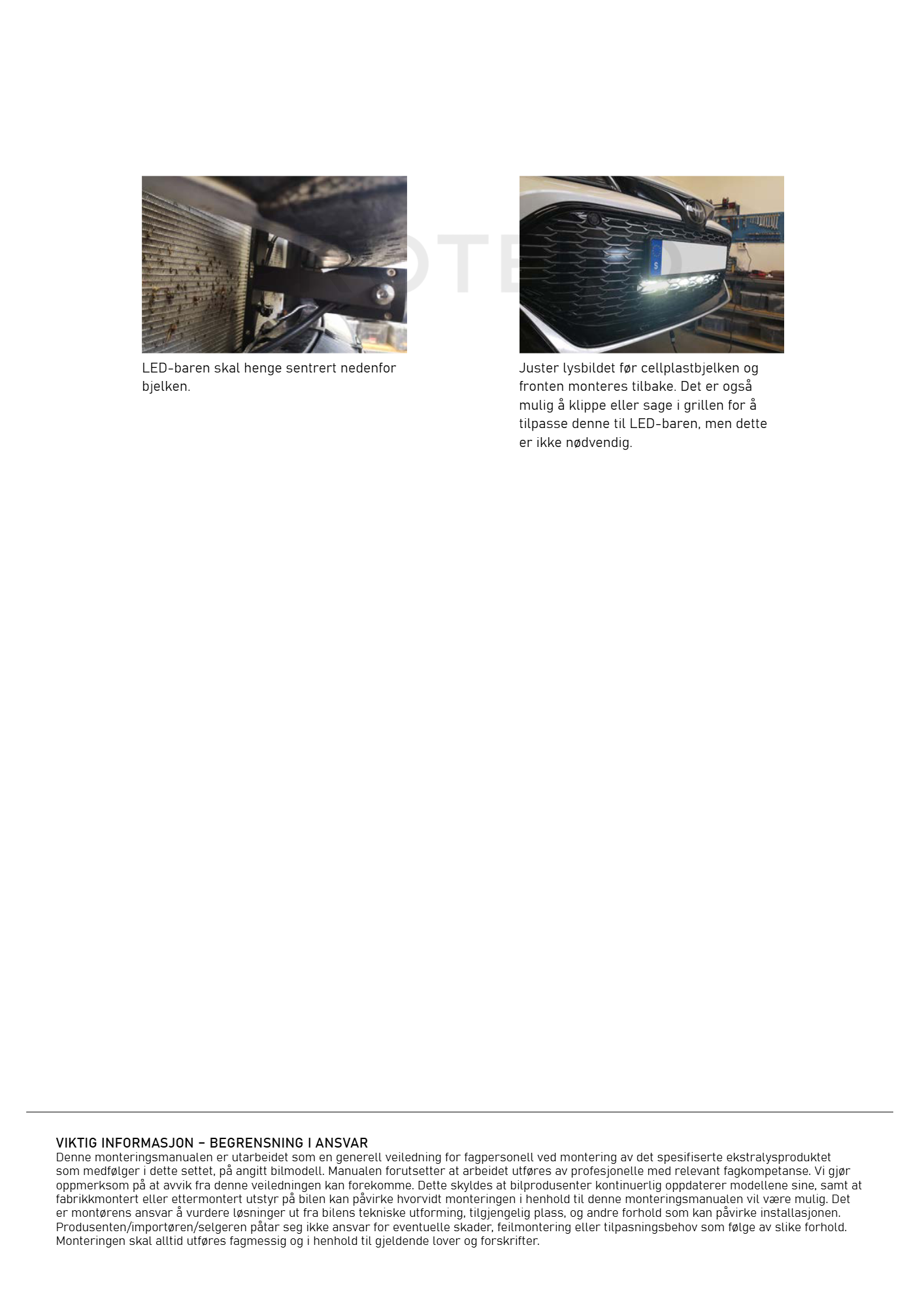 OZZ Toyota Corolla Hybrid 2022+ Grillkit - Bilde 4