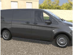 Kanalrør Oval MB Vito 2014+ A1/A2 (Sort)