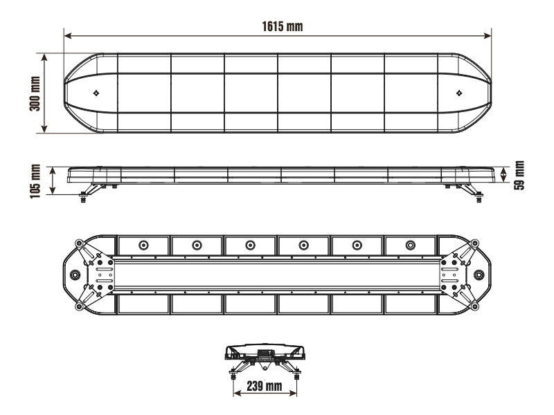 Optibeam Dark Phantom 1600 mm - Bilde 8