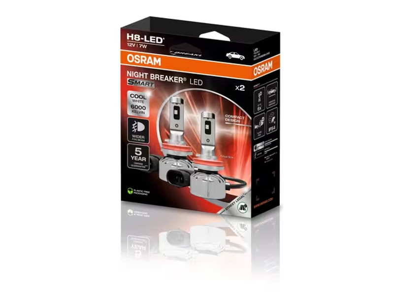 OSRAM NIGHT BREAKER LED SMART H8 (1 par)