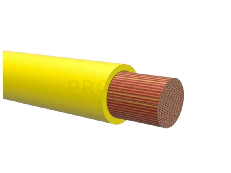 1-leder Kabel Gul 0,75mm² (100 m)