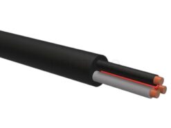 3-leder Kabel Sort – 3x1,5mm² (50m)