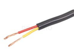 2-leder Kabel Sort – 2x2,5mm² (50m)